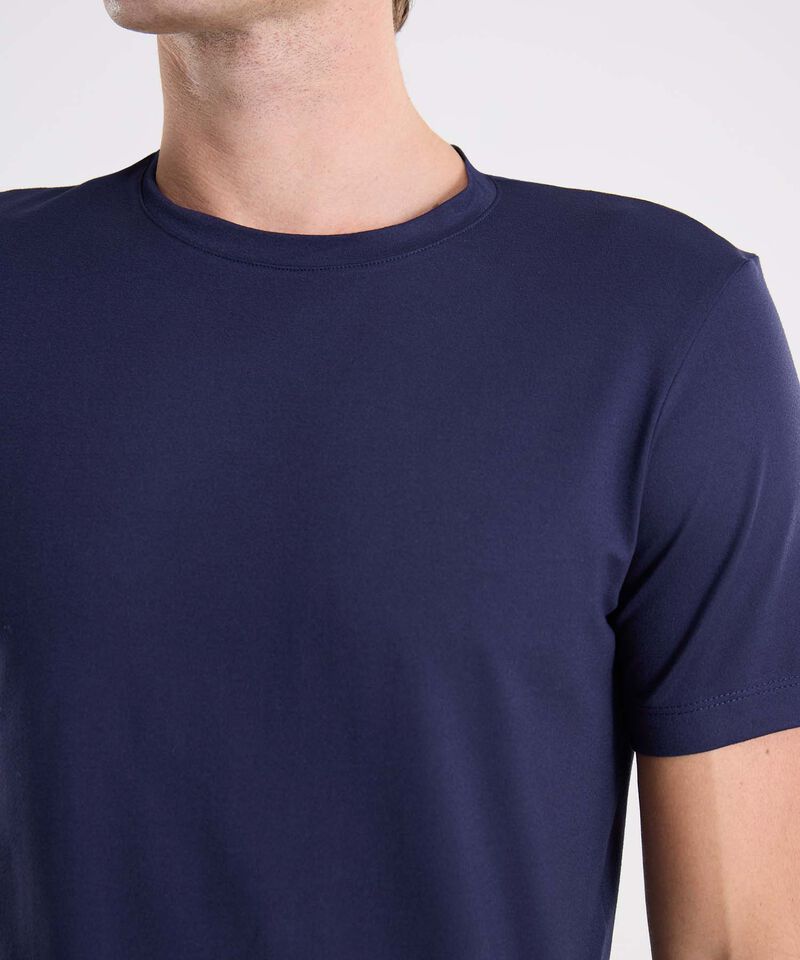 Camiseta Para Hombre AzulOscuro