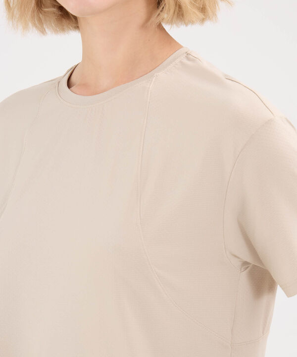 Camiseta Para Mujer Beige image number null