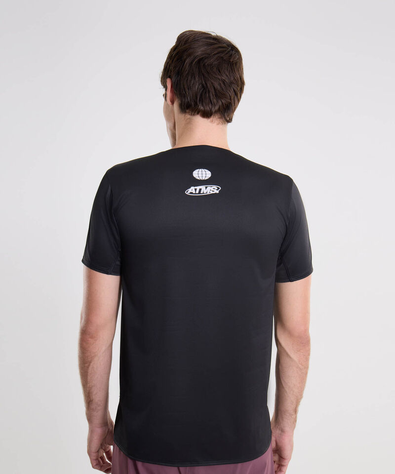 Camiseta Para Hombre Negro