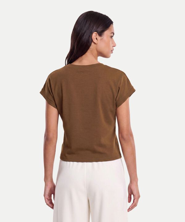 Camiseta Para Mujer VerdeOscuro