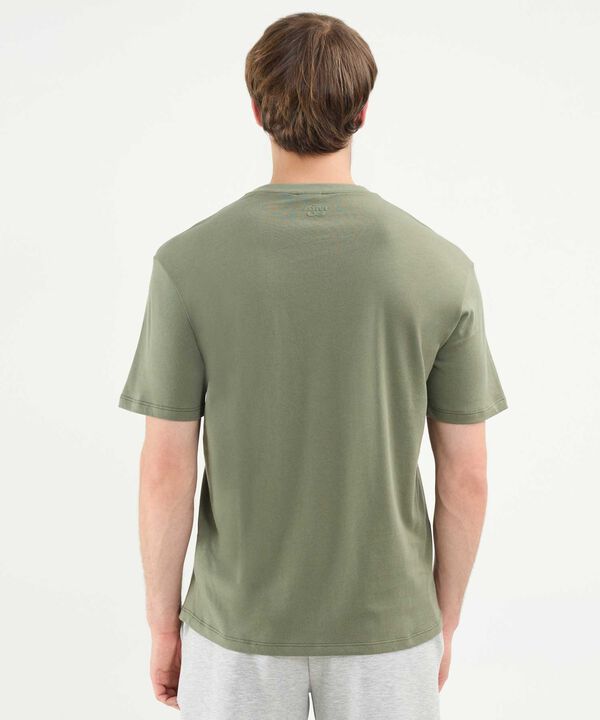 Camiseta Para Hombre Verde