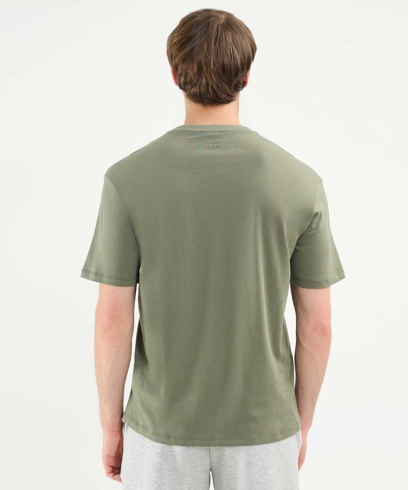 Camiseta Para Hombre Verde