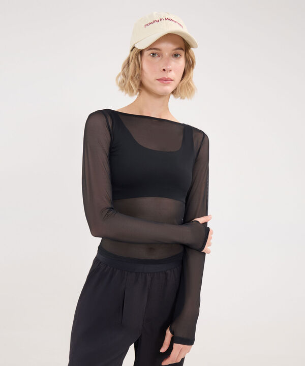 Camiseta Para Mujer Negro image number null