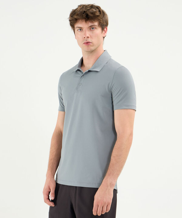 Polo Para Hombre Gris image number null