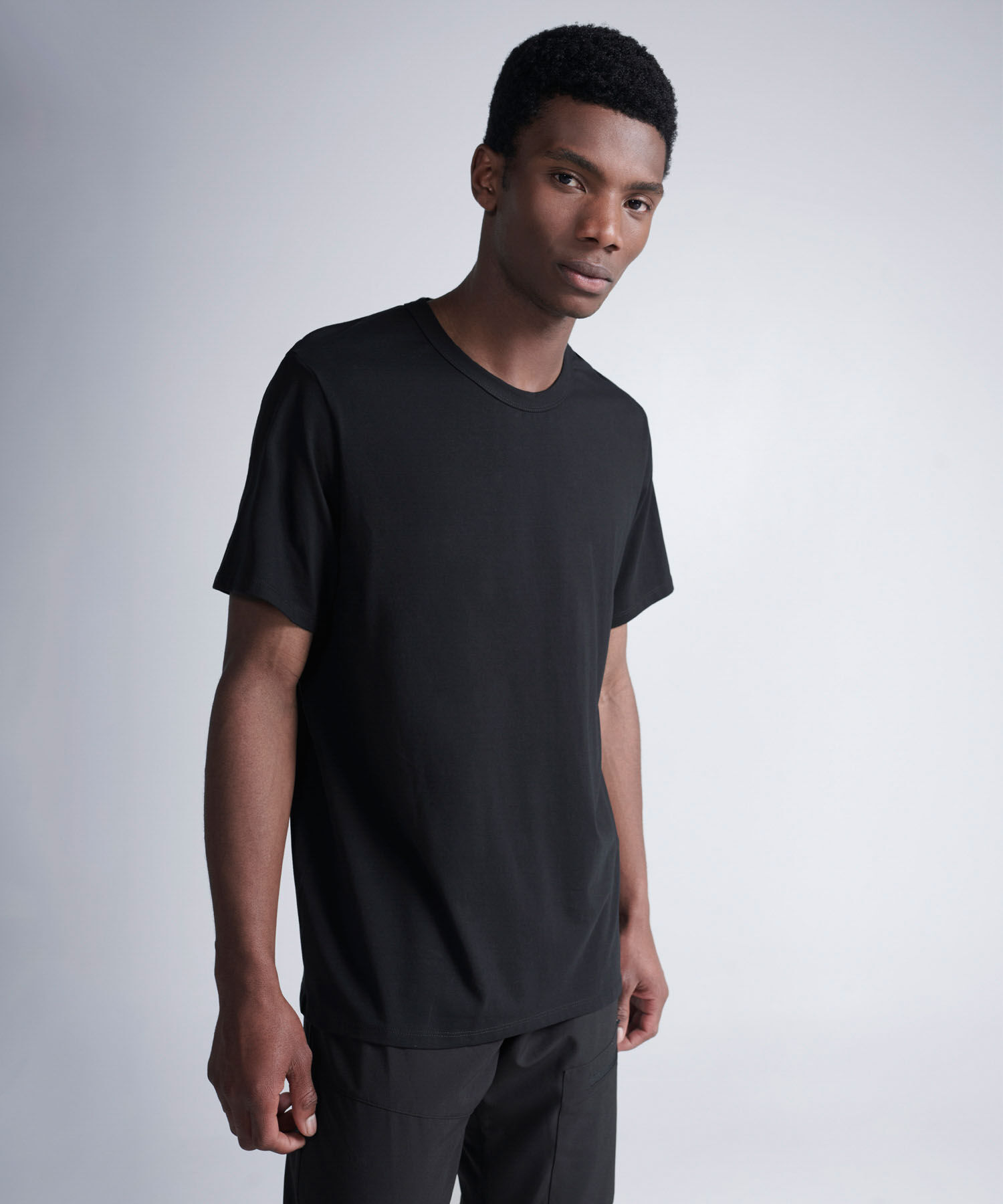 Camiseta Para Hombre Negro