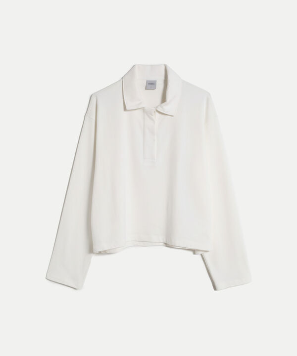 Polo Para Mujer Blanco image number null