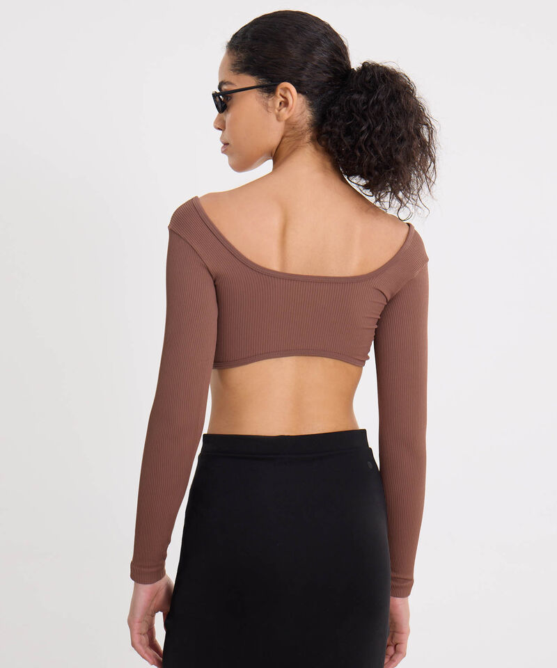 Camiseta Para Mujer Cafe