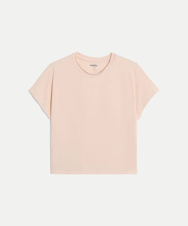 Camiseta Para Mujer Crema image number null