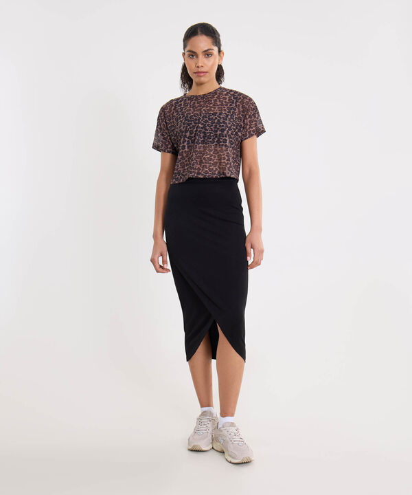 Falda Para Mujer Negro image number null