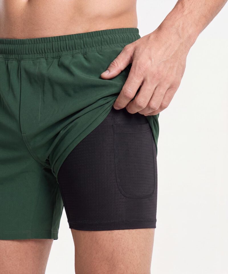 Bermuda Para Hombre Verde