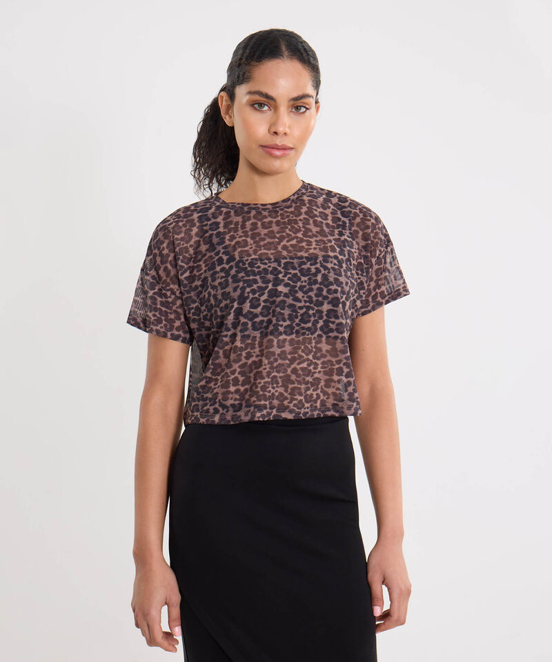 Camiseta Para Mujer CafeOscuro