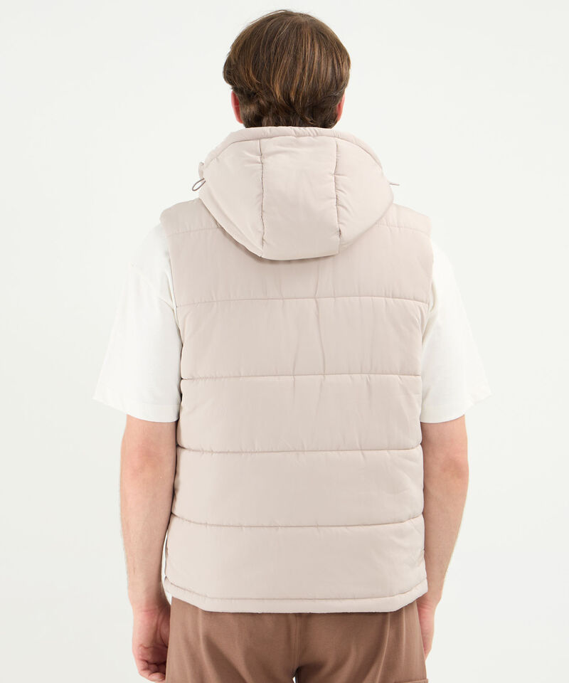 Chaleco Para Hombre Beige