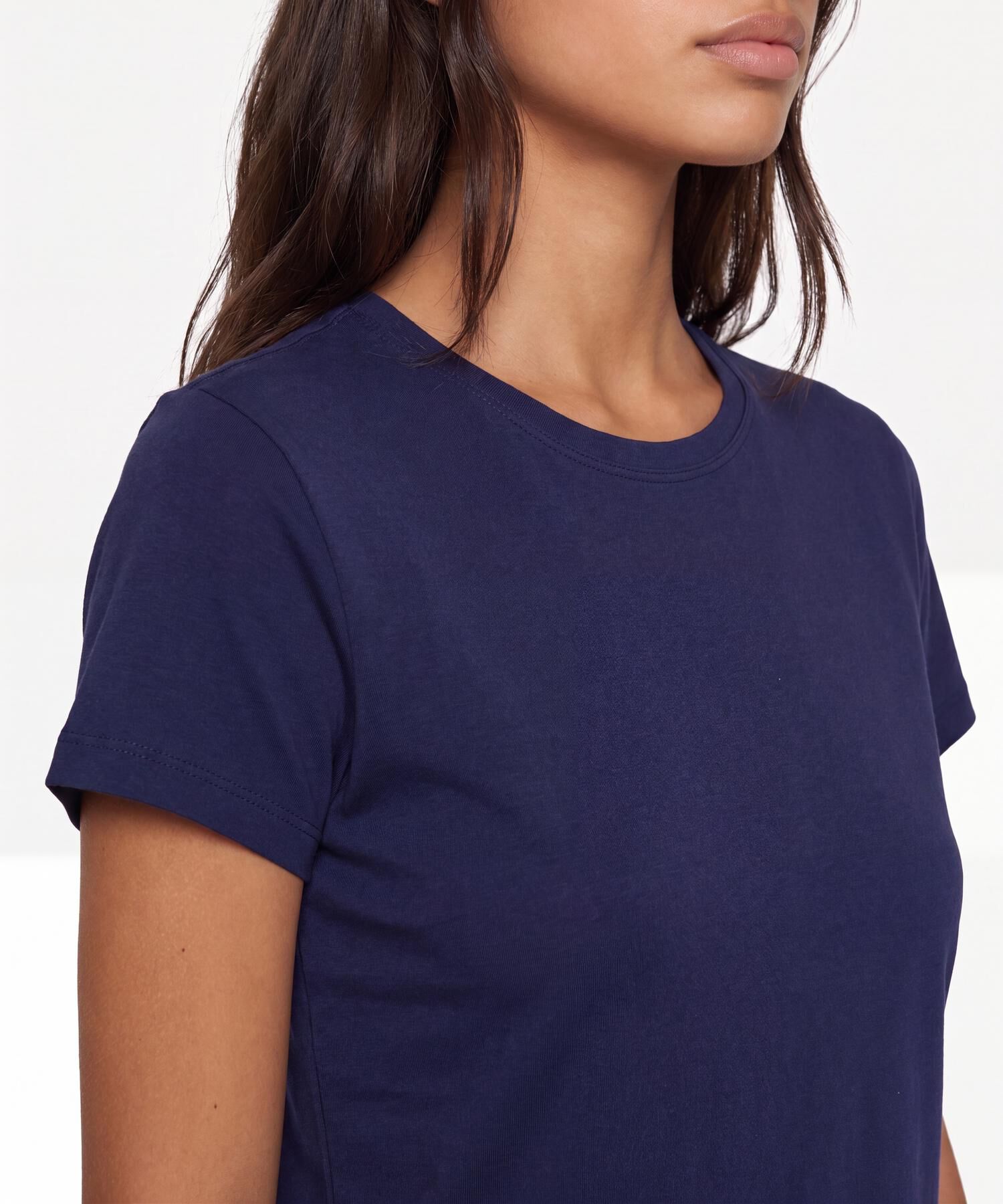 Camiseta Para Mujer Azul