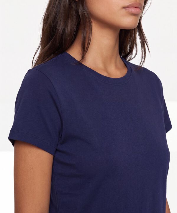 Camiseta Para Mujer Azul