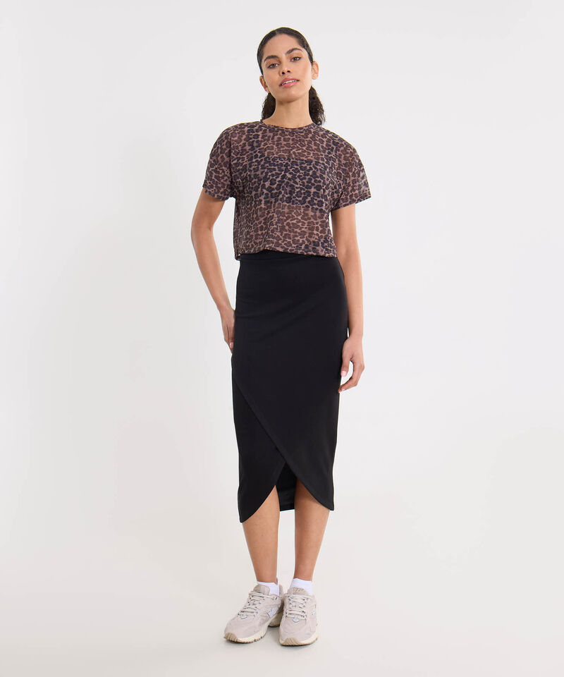 Camiseta Para Mujer CafeOscuro