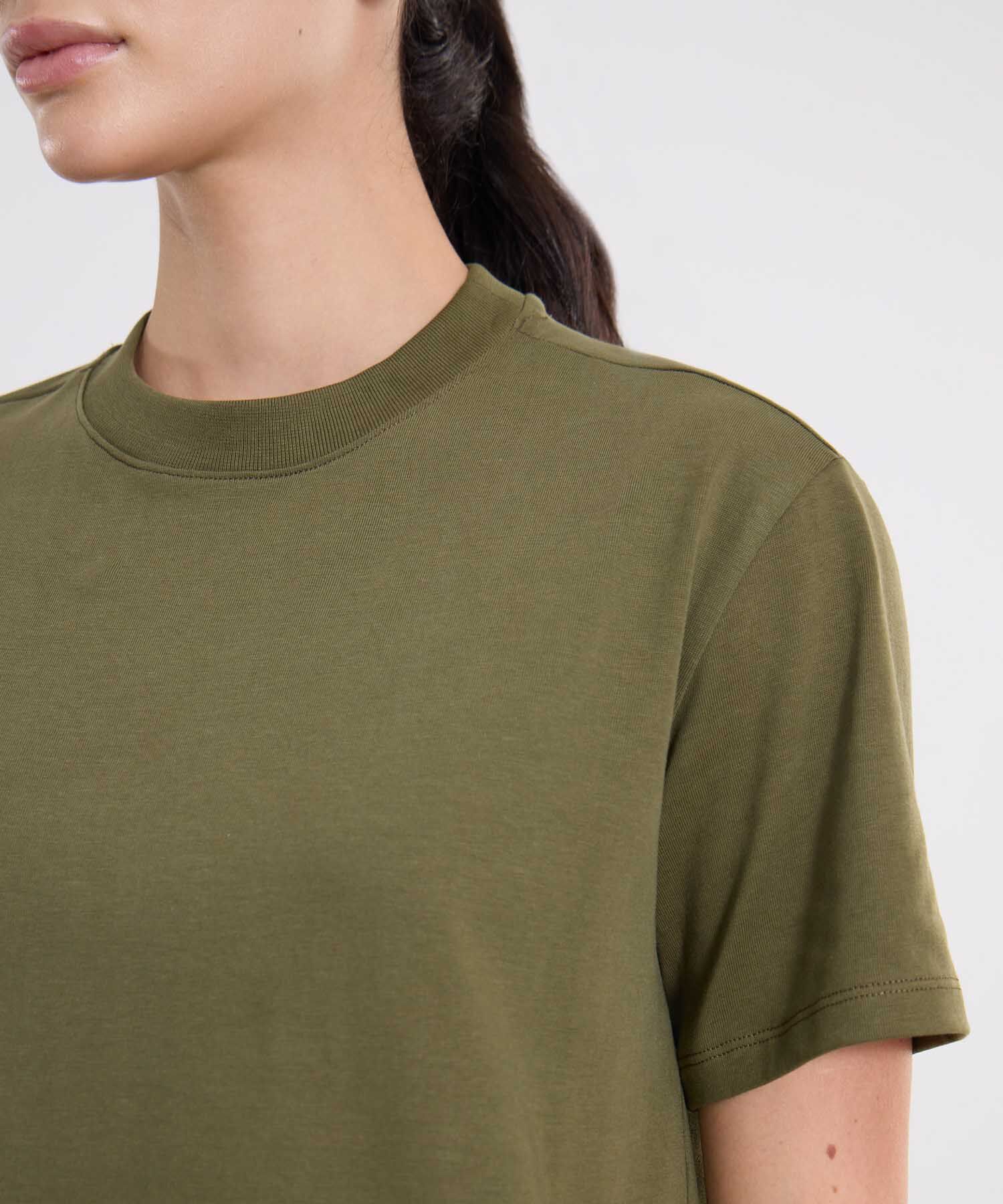 Camiseta Para Mujer VerdeOliva