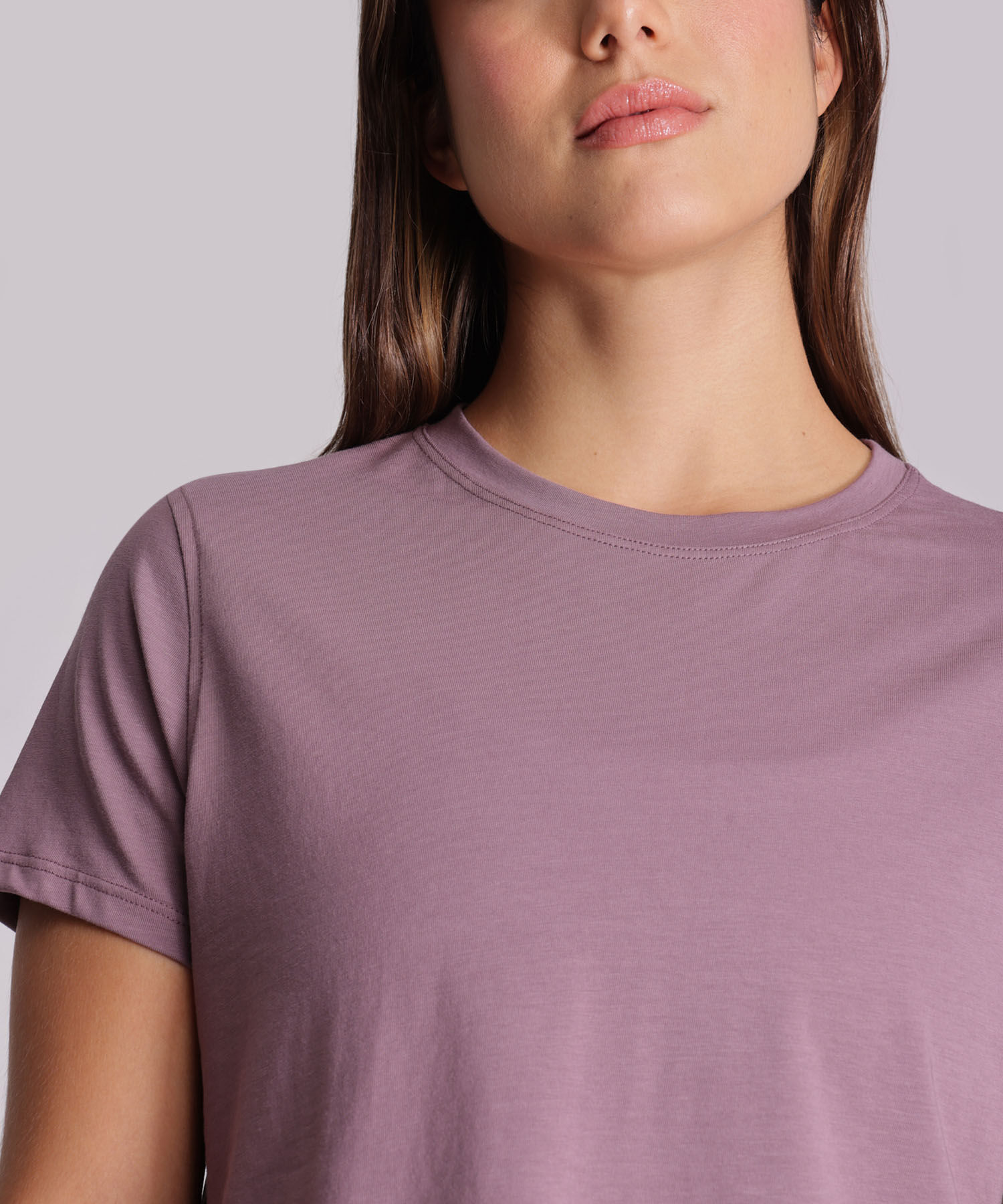 Camiseta Para Mujer Morado