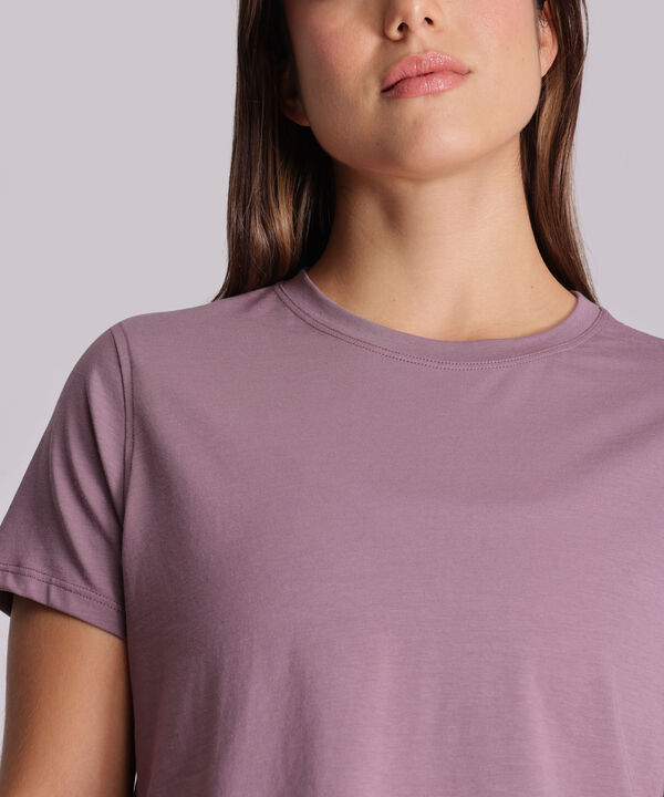 Camiseta Para Mujer Morado