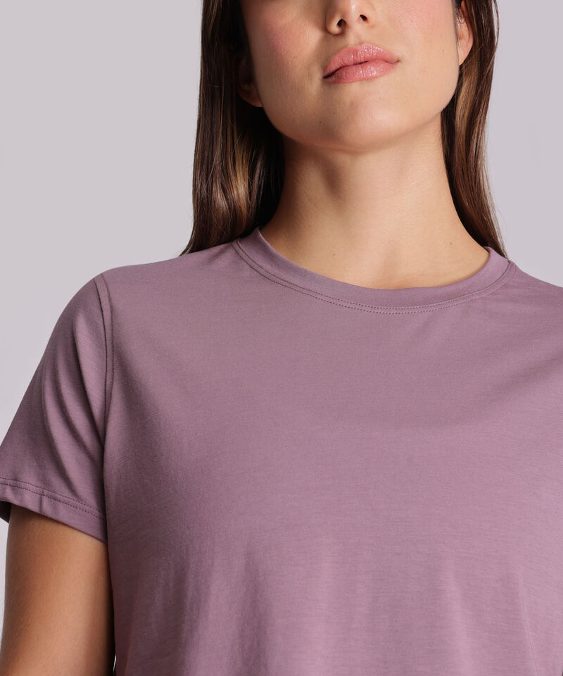 Camiseta Para Mujer Morado