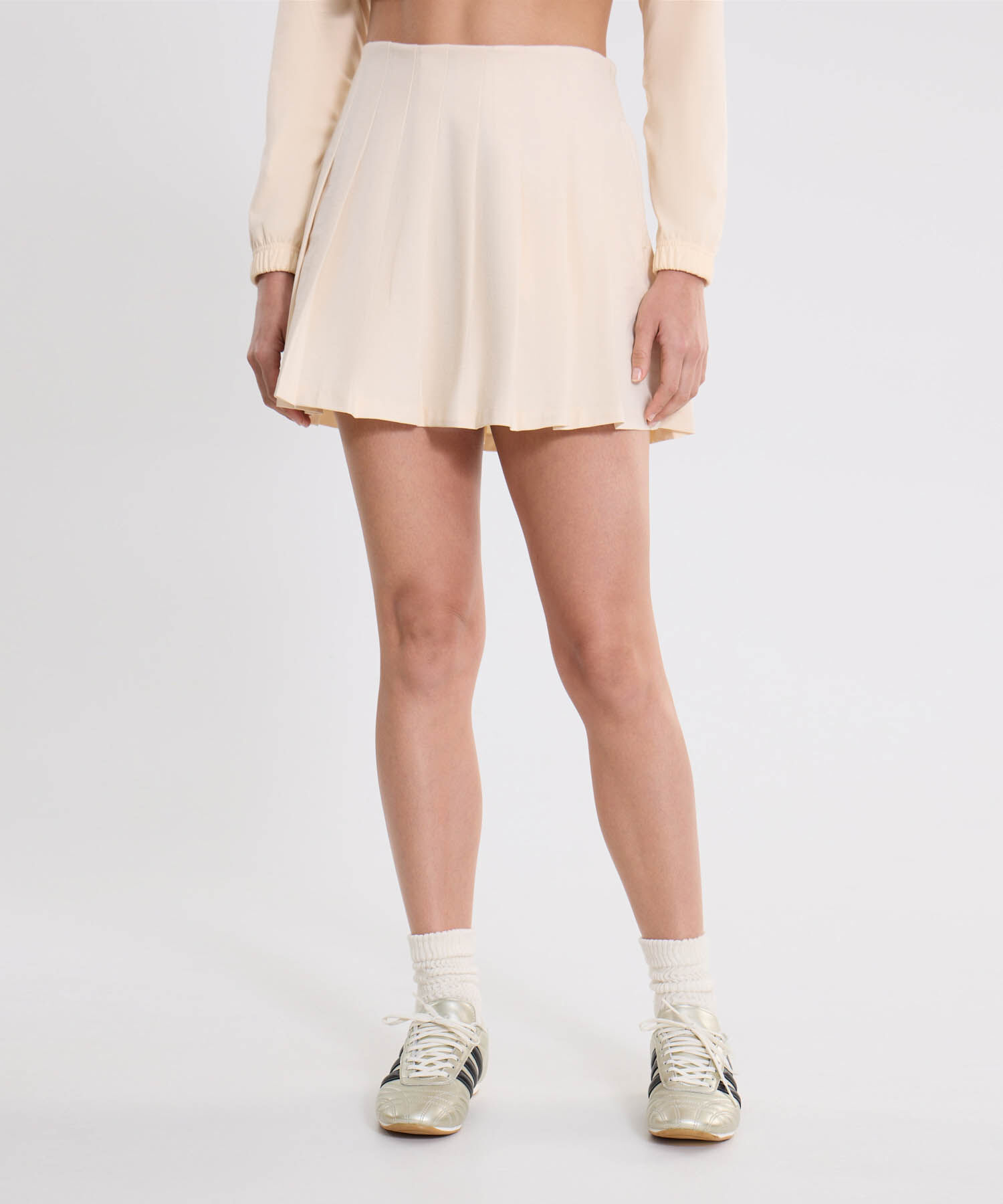 Falda Para Mujer Crema
