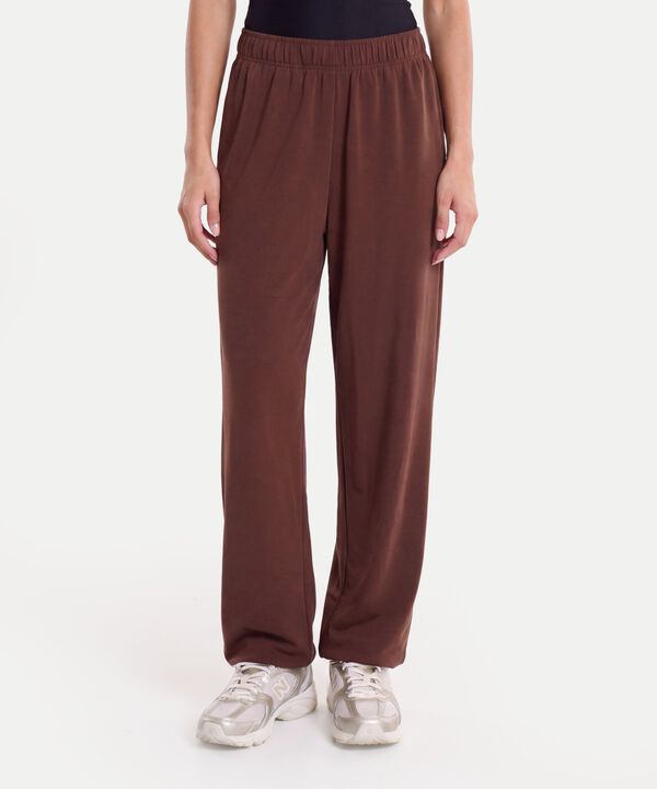 Pantalon Para Mujer Cafe image number null