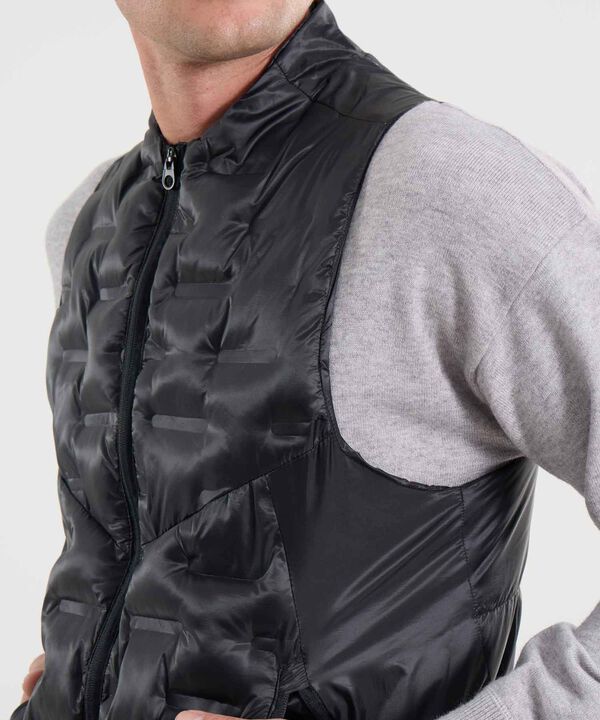 Chaleco Para Hombre Negro image number null