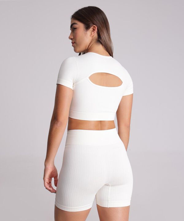 Camiseta Para Mujer Marfil image number null