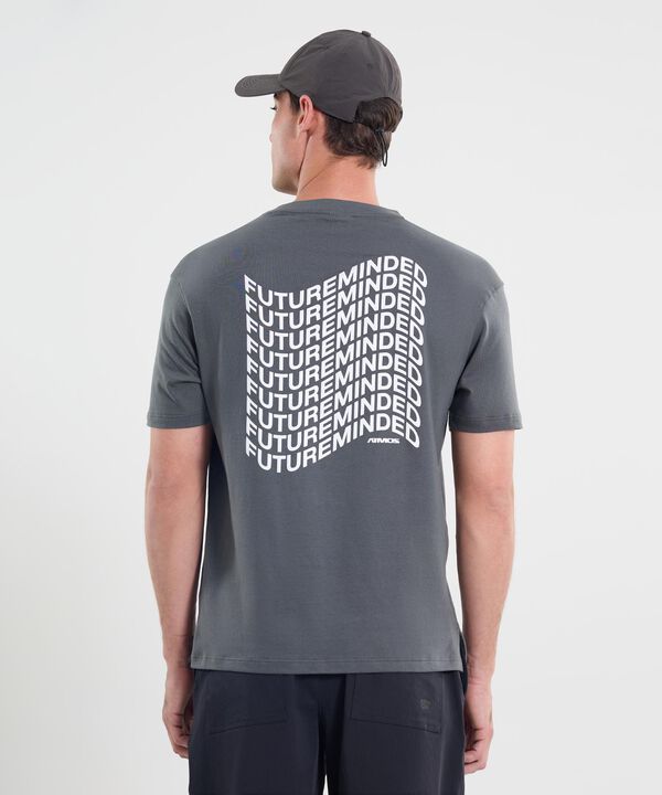 Camiseta Para Hombre GrisOscuro