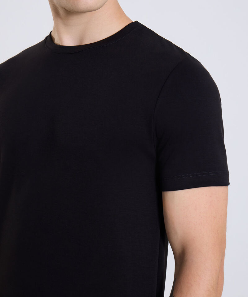 Camiseta Para Hombre Negro