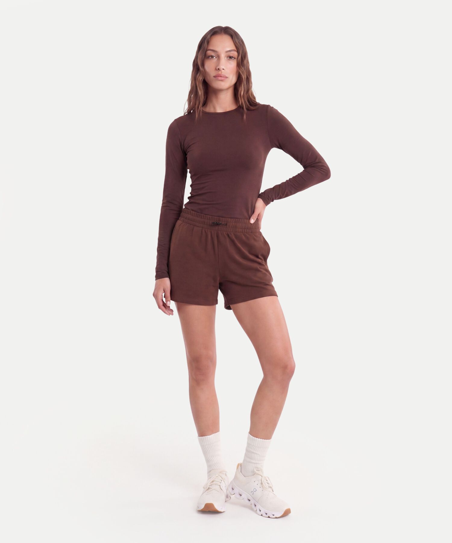 Camiseta Para Mujer CafeOscuro