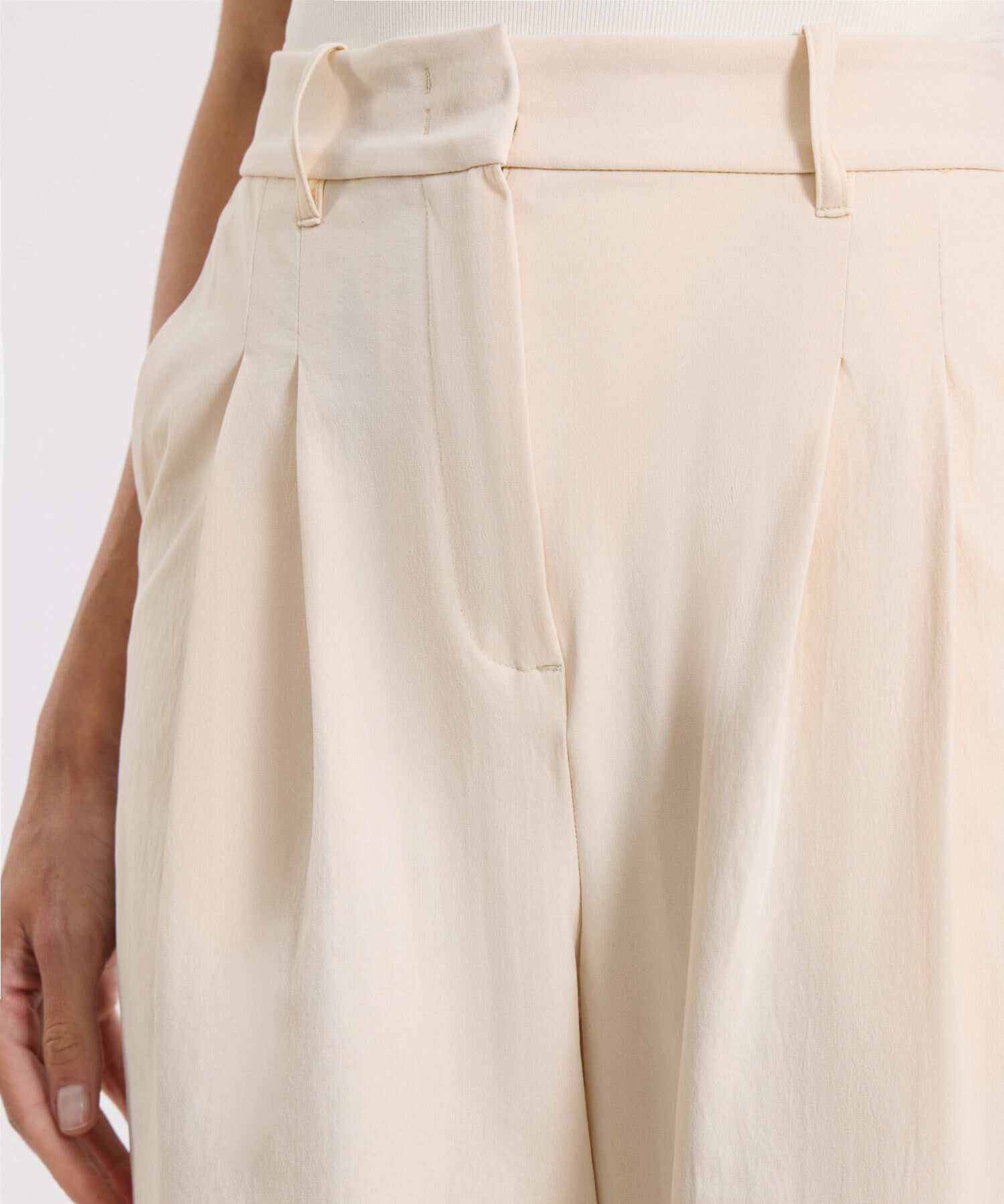 Pantalon Para Mujer Crema