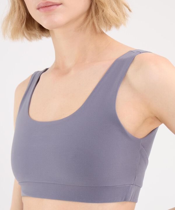 Top Para Mujer Gris image number null