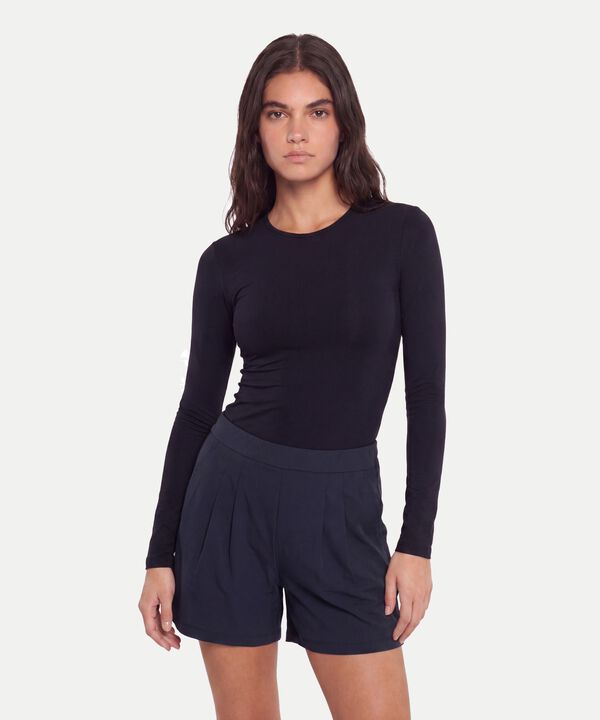 Camiseta Para Mujer Negro
