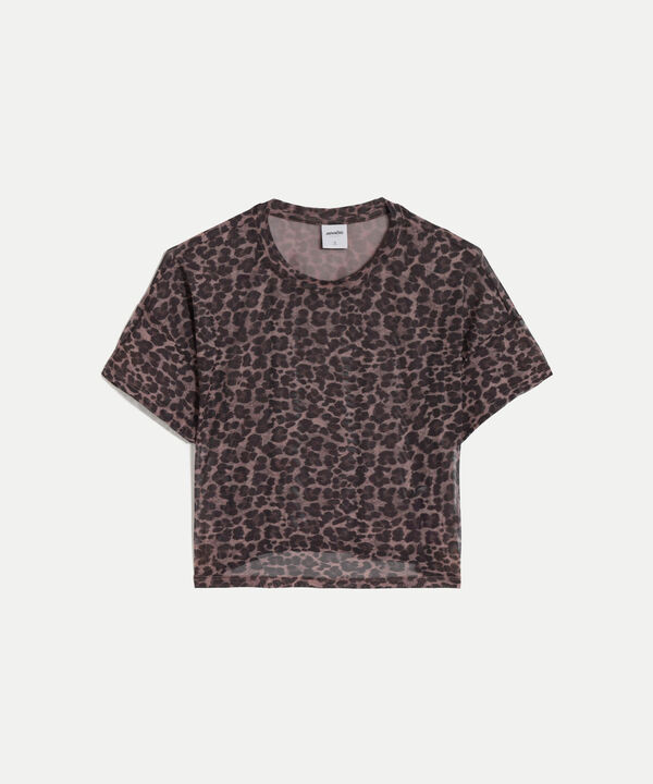 Camiseta Para Mujer CafeOscuro image number null