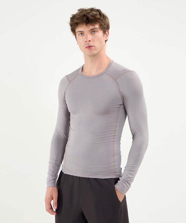 Camiseta Para Hombre Gris image number null