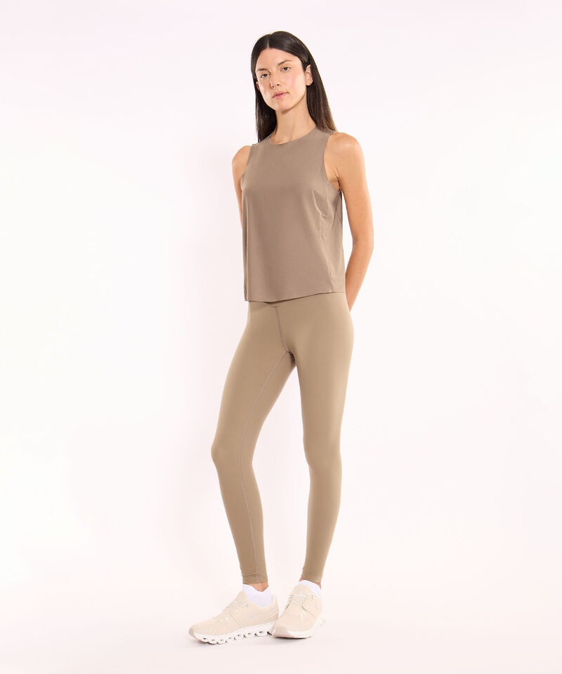 Leggins Pretina Cruzada Aerius Skin, Mocca