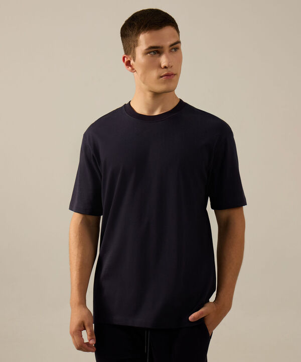 Camiseta Para Hombre AzulOscuro