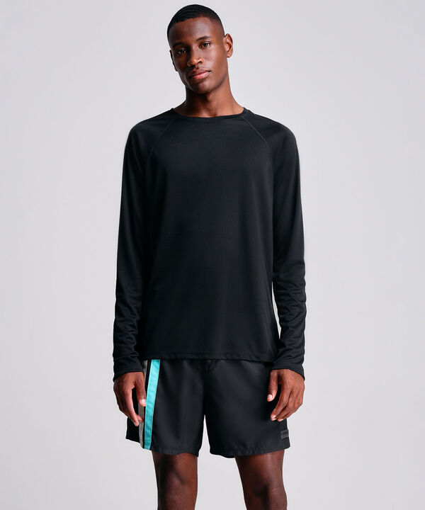 Camiseta Para Hombre Negro image number null