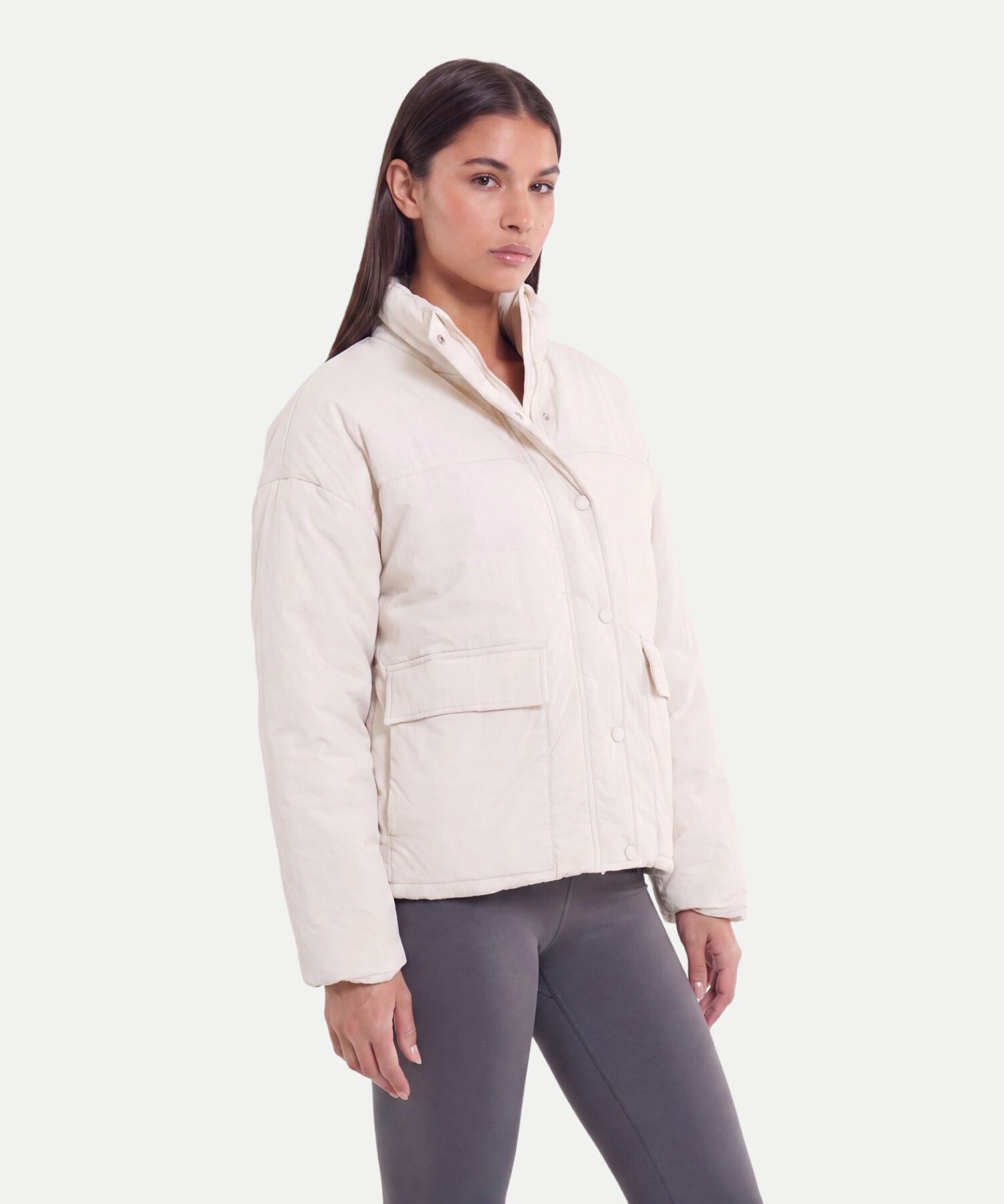 Chaqueta Para Mujer Beige