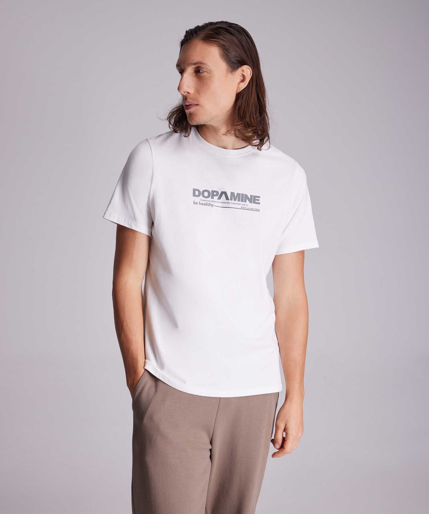 Camiseta Para Hombre Marfil