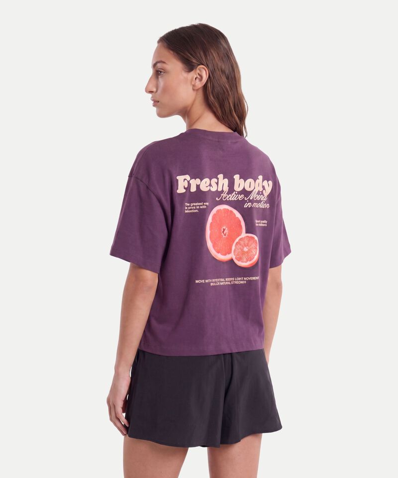 Camiseta Para Mujer Morado
