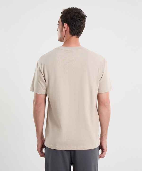 Camiseta Para Hombre Beige