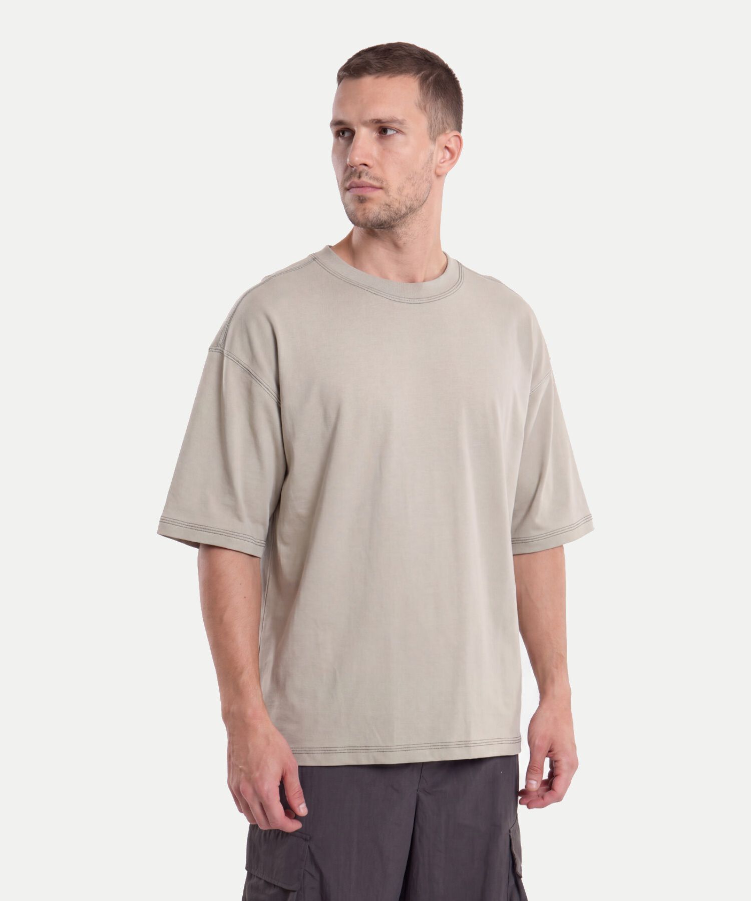 Camiseta Para Hombre CafeClaro