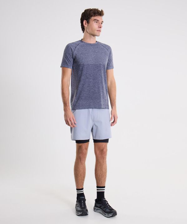 Bermuda Para Hombre Gris image number null