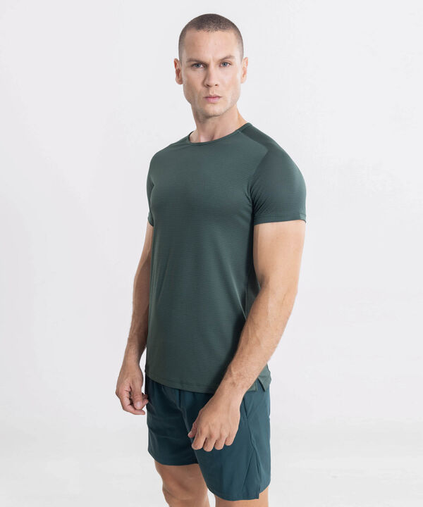 Camiseta Para Hombre Verde image number null