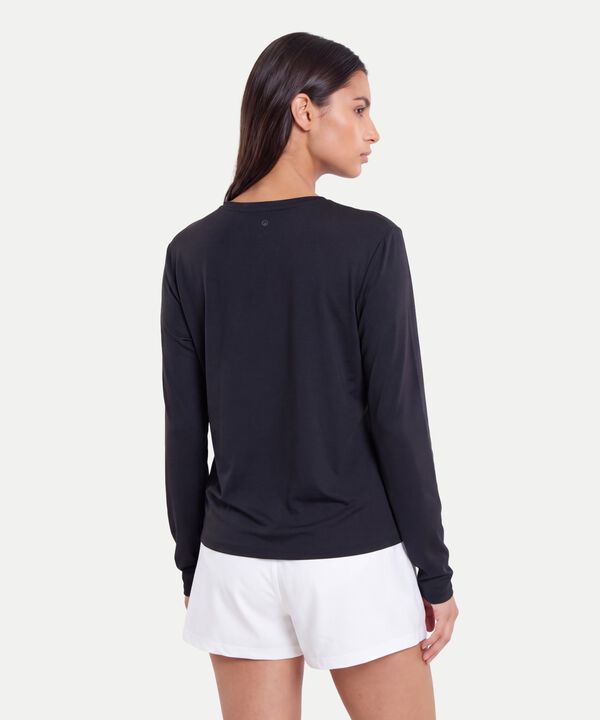 Camiseta Para Mujer Negro