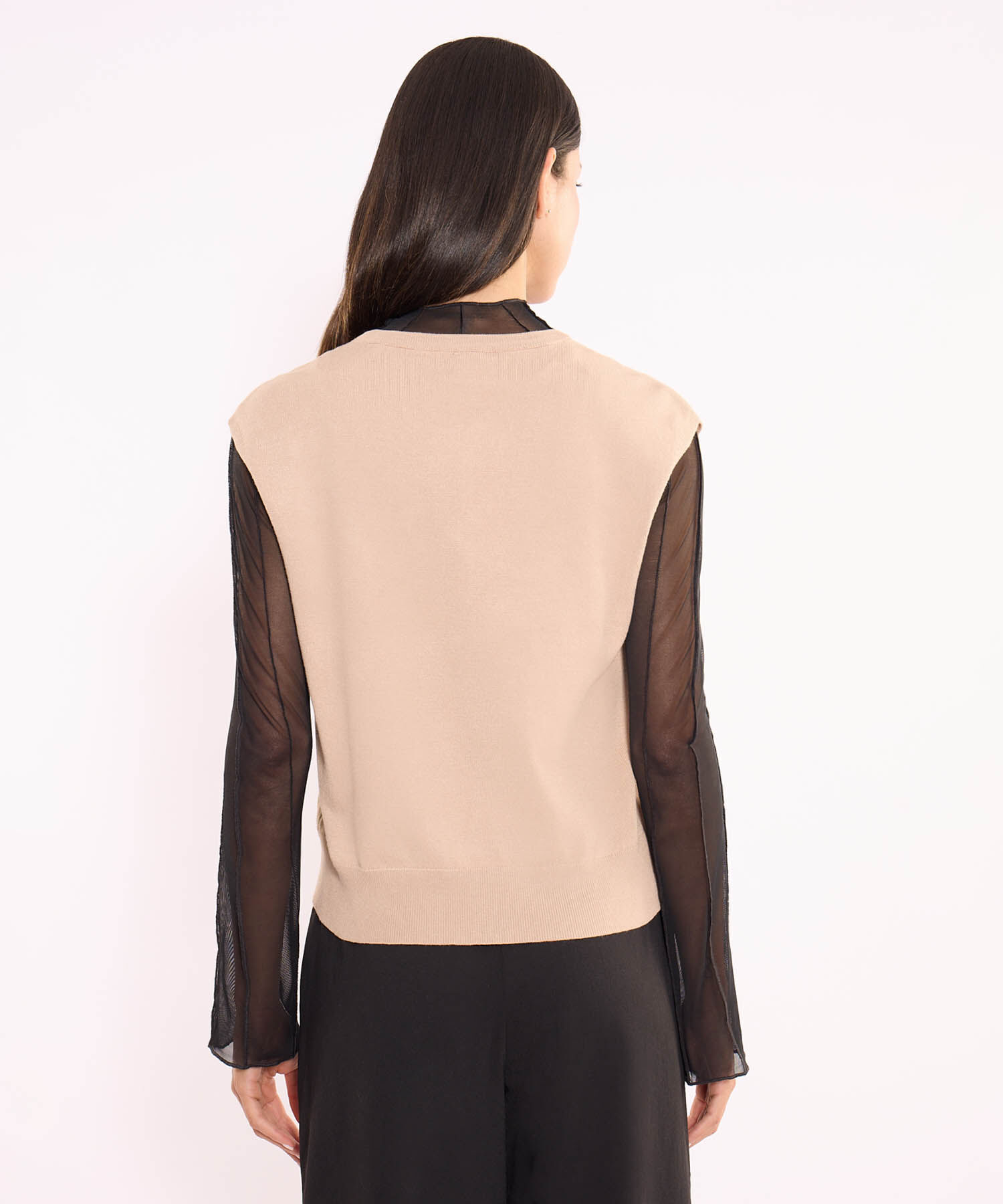 Camiseta Para Mujer Beige