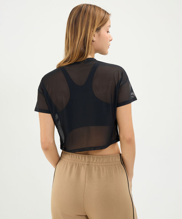 Camiseta Para Mujer Negro