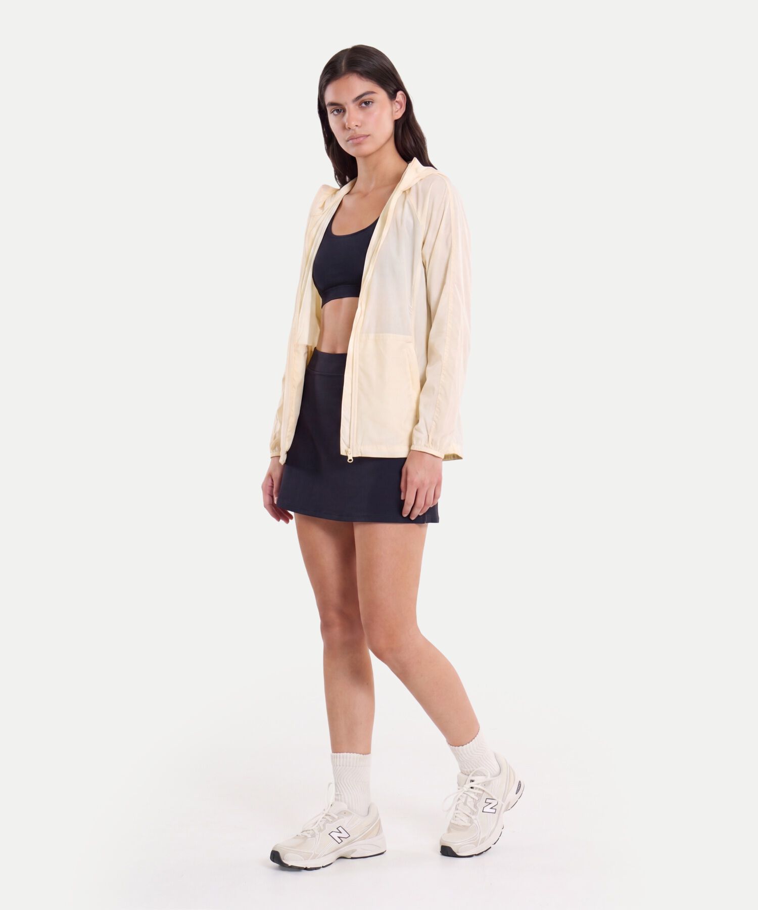 Chaqueta Para Mujer Crema