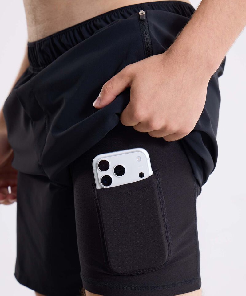 Bermuda Para Hombre Negro